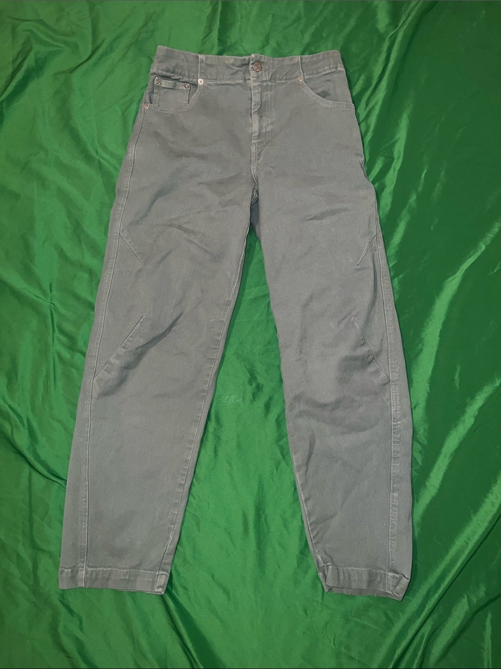 Club  Monaco Green Barrel Jeans size 25